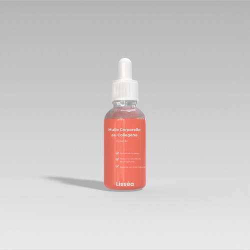 Huile corporelle au collagène